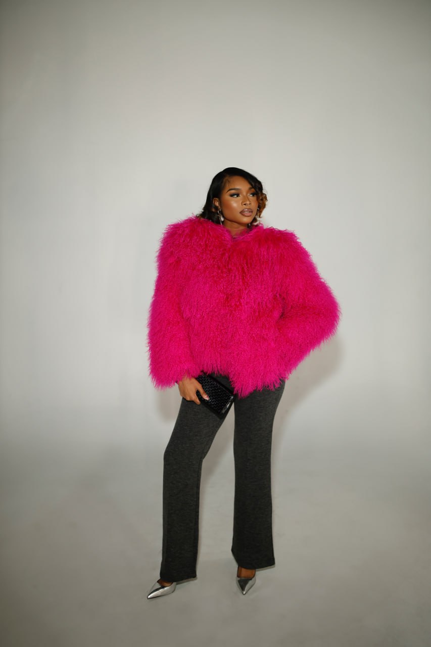 Waist Length Fur Coat