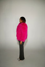 Waist Length Fur Coat