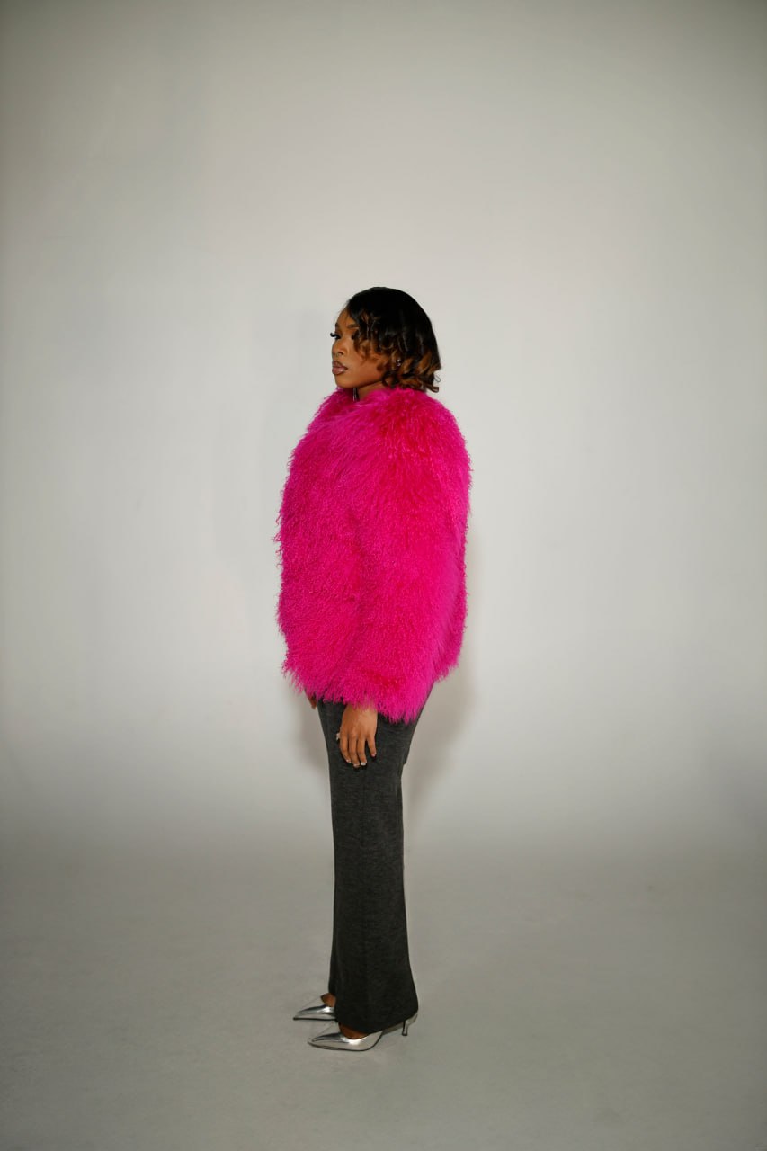 Waist Length Fur Coat